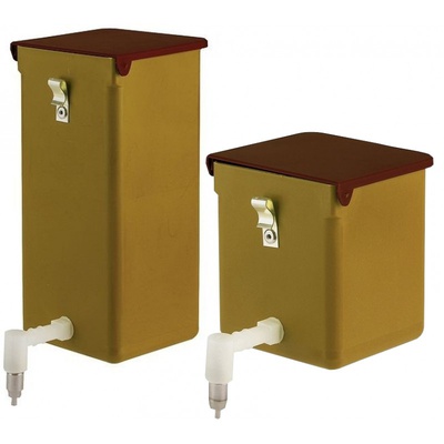 Napáječka pro králíky s nerezovým niplem, hnědá, 500 ml