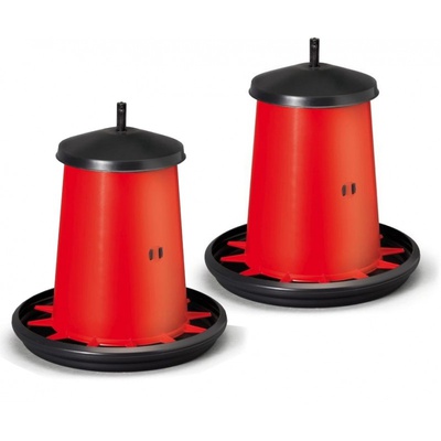 Automat krmící závěsný, krmítko pro drůbež, plastový střed