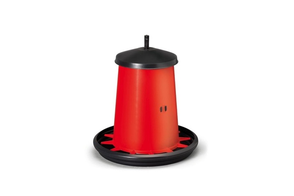 Automat krmící závěsný, krmítko pro drůbež, plastový střed